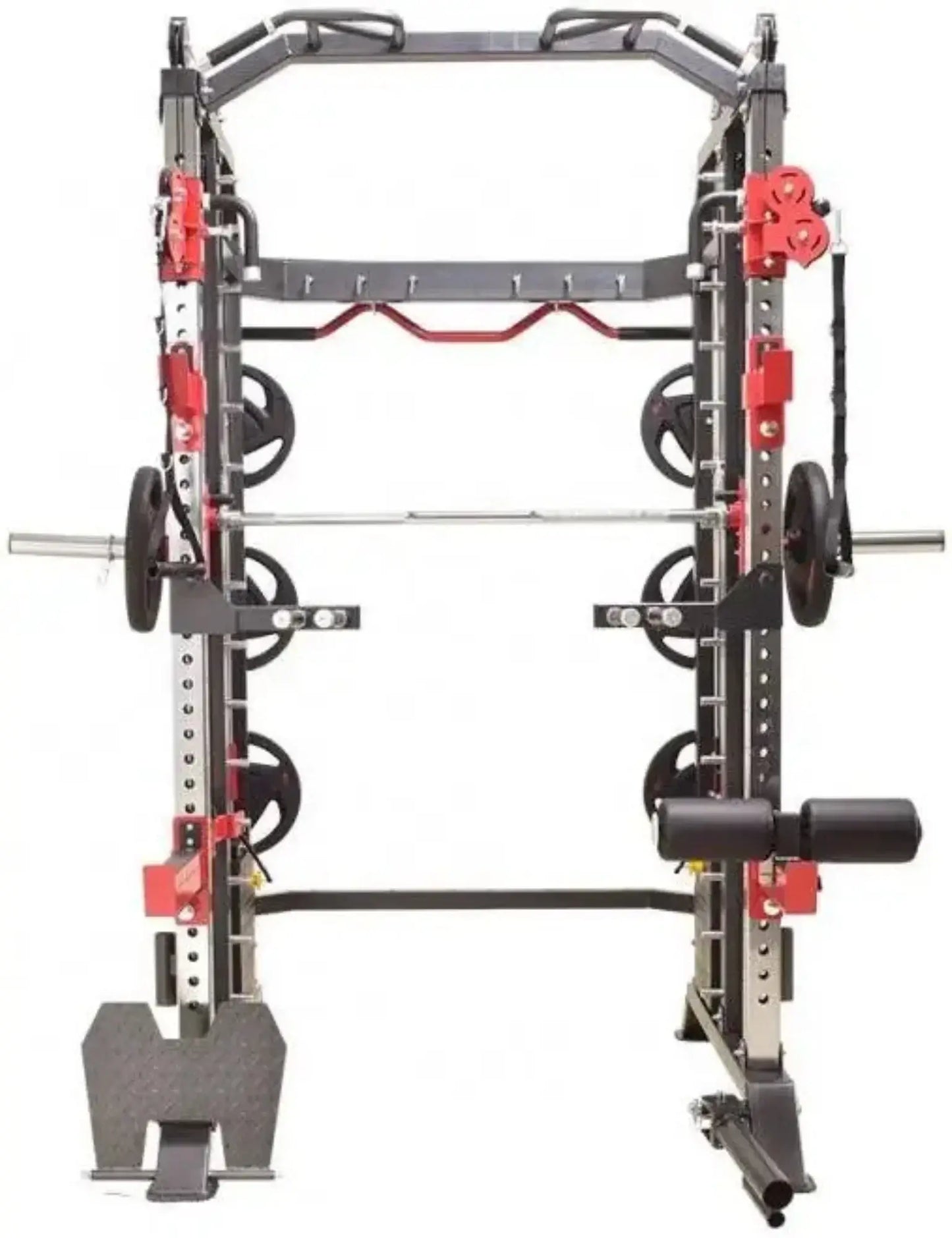 French Fitness FSR50 Dual Cable & Smith Rack Home Gym (New) Image 7