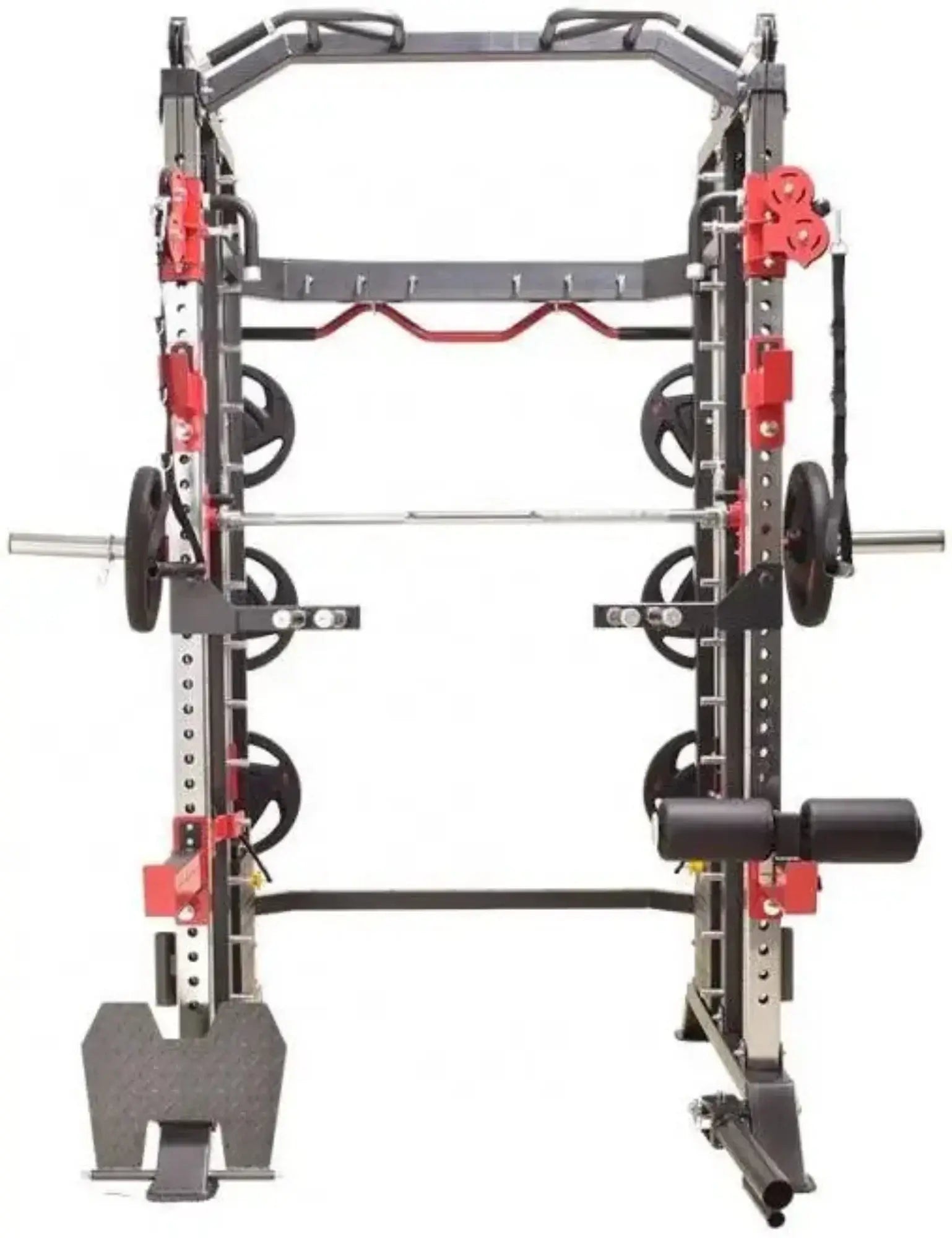 French Fitness FSR50 Dual Cable & Smith Rack Home Gym (New) Image 7