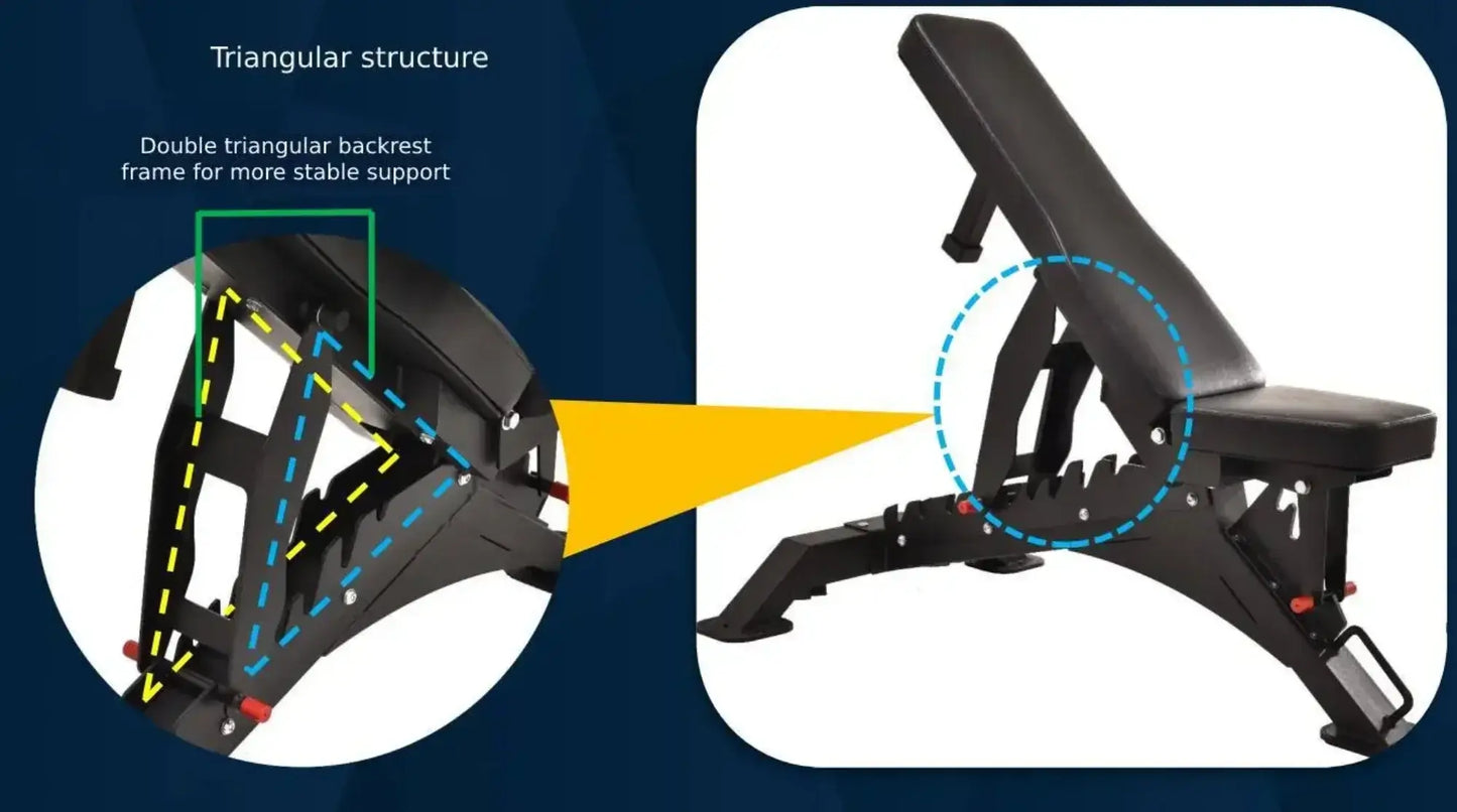 French Fitness FSR50-AB Adjustable Bench (New) Image 11
