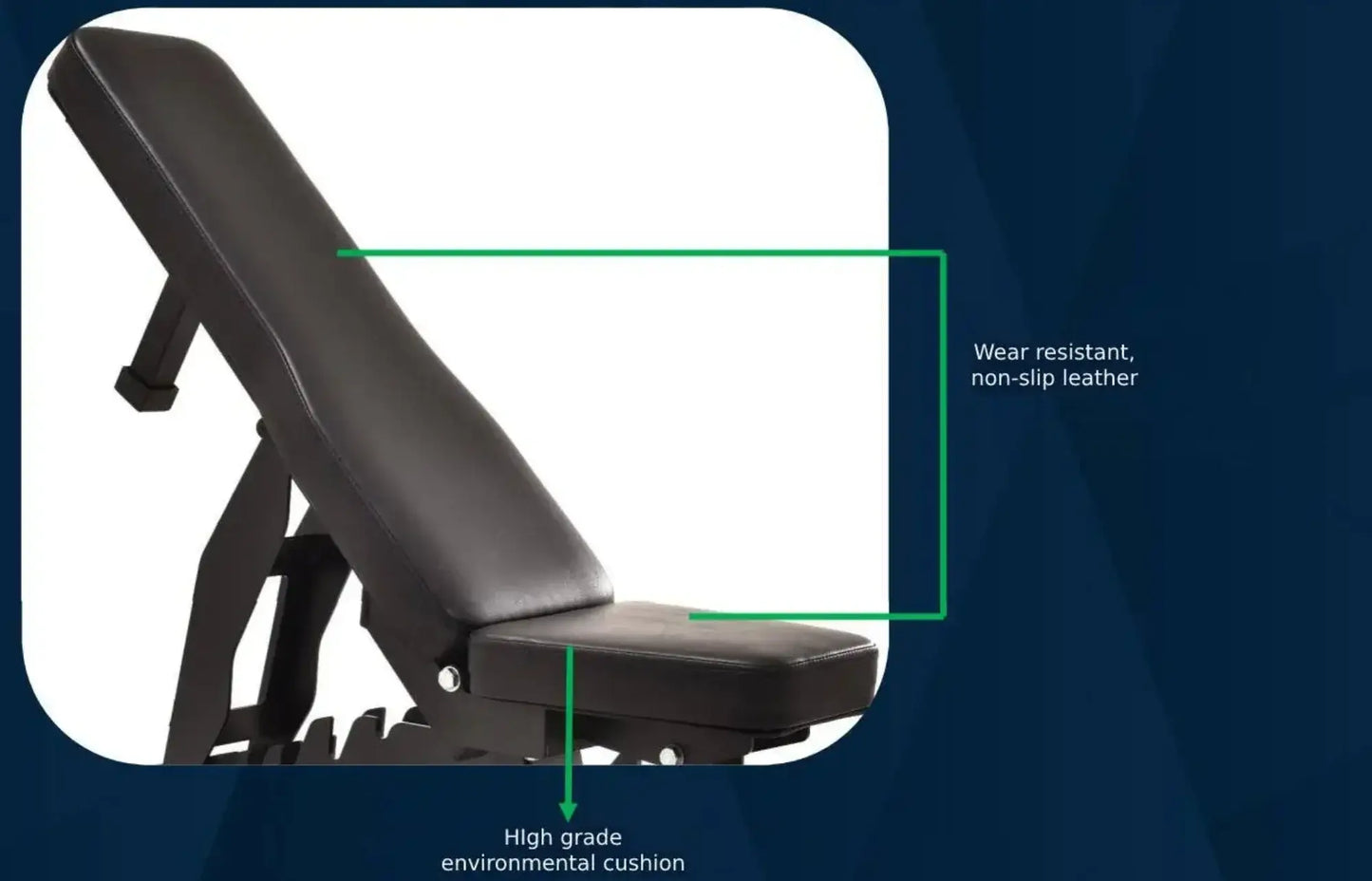 French Fitness FSR50-AB Adjustable Bench (New) Image 6