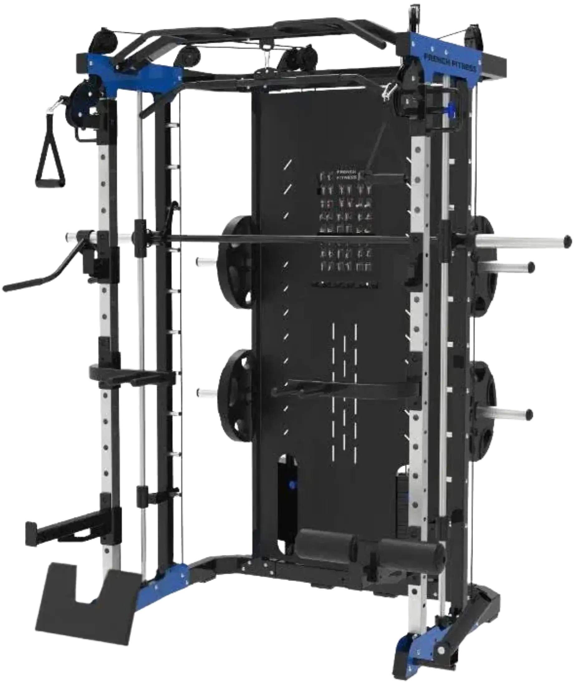 French Fitness FSR60 Smith, Cable, Squat Rack Gym Machine (New) Image