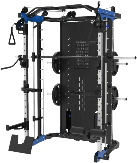 French Fitness FSR60 Smith, Cable, Squat Rack Gym Machine (New) Image