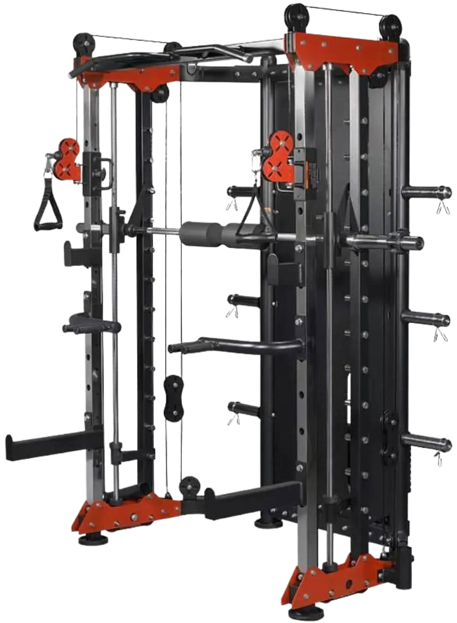 French Fitness FSR80 Functional Trainer Smith & Rack Gym System (New) Image