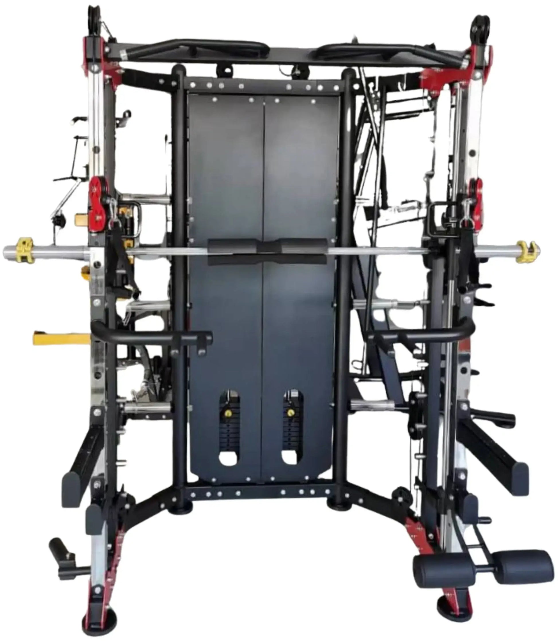 French Fitness FSR80 Functional Trainer Smith & Rack Gym System (New) Image 3