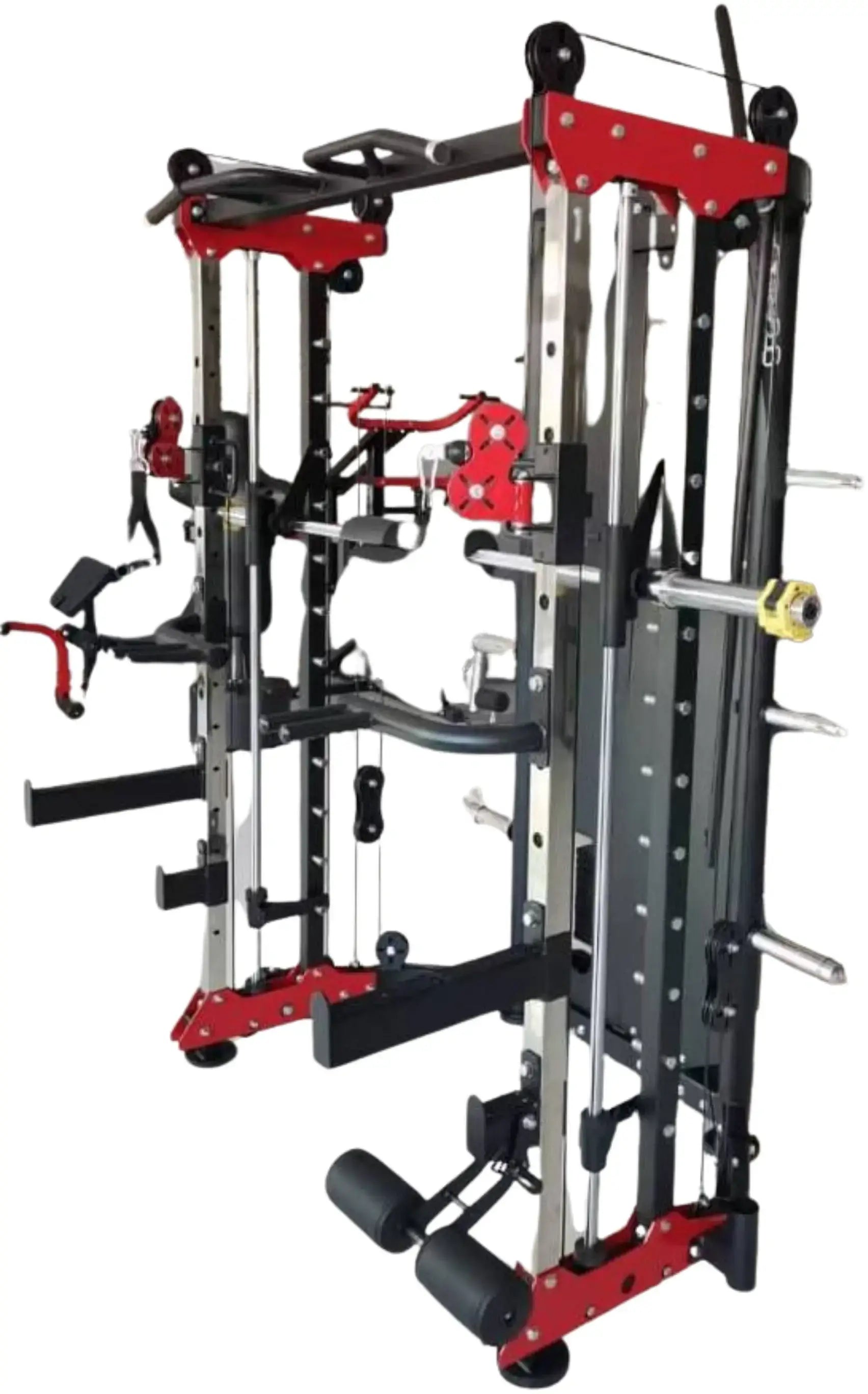 French Fitness FSR80 Functional Trainer Smith & Rack Gym System (New) Image 4