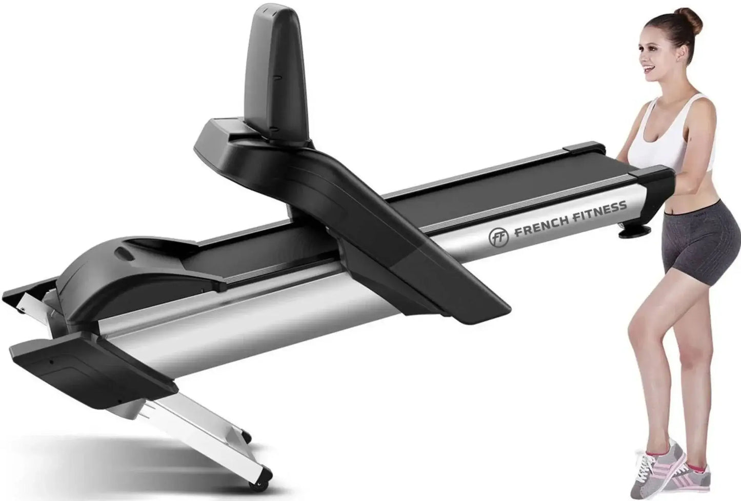 French Fitness FT500 Light Commercial Folding Treadmill (New) Image 10