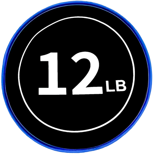 French Fitness - 12 lb Free Weight Sandbag Bell (New) - Front View