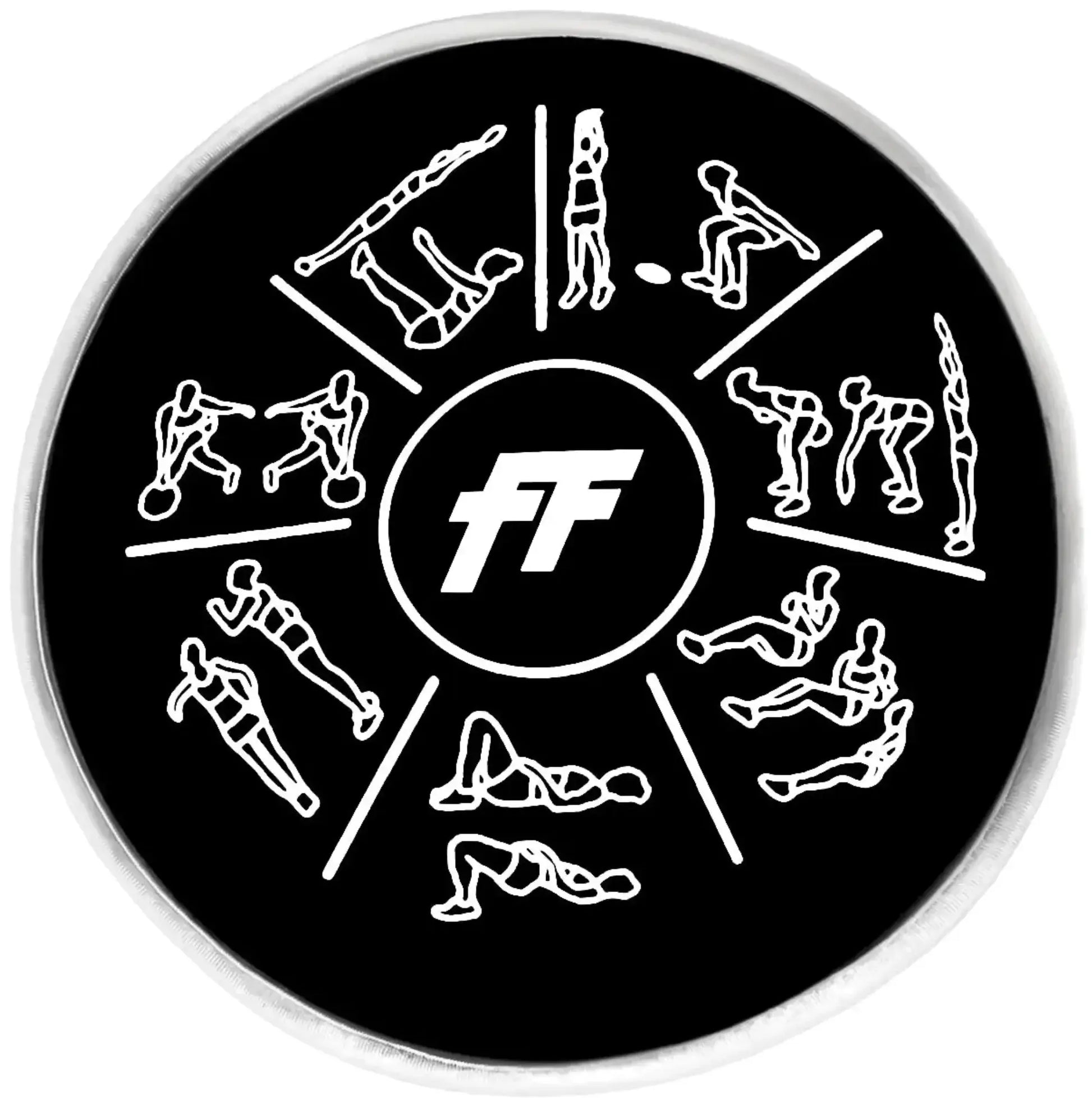 French Fitness - 15 lb Free Weight Sandbag Bell (New) - Side View