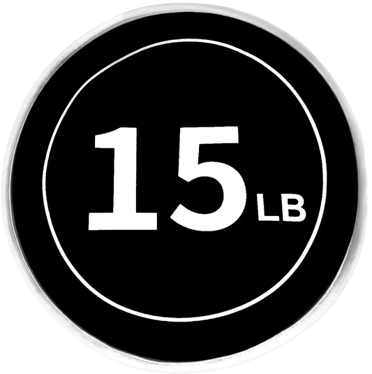 French Fitness - 15 lb Free Weight Sandbag Bell (New) - Front View