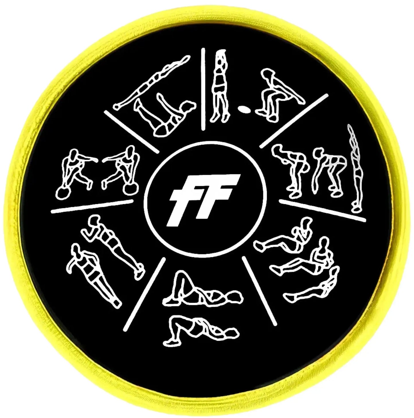 French Fitness 4 lb Free Weight Sandbag Bell (New) - Back View