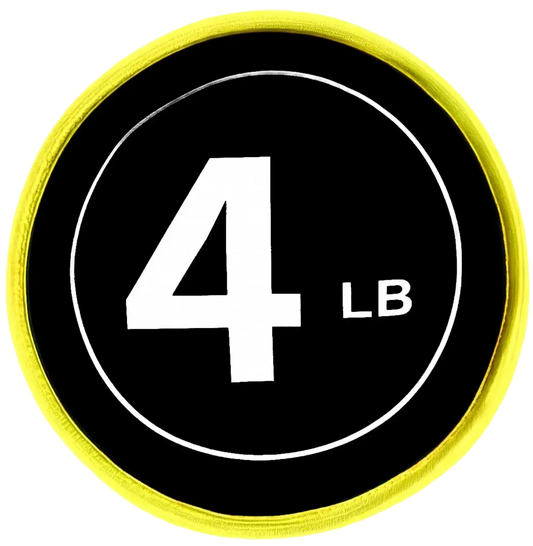 French Fitness 4 lb Free Weight Sandbag Bell (New) - Front View