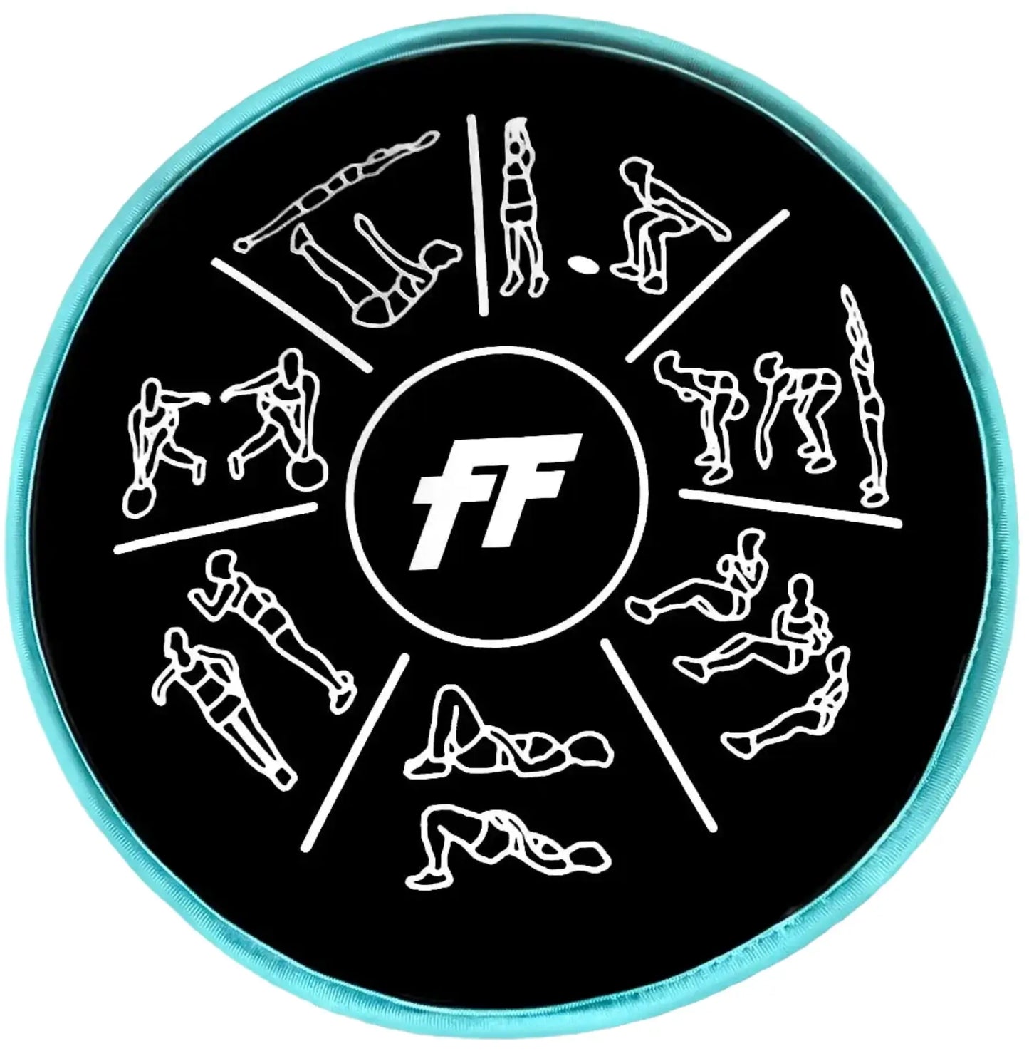 French Fitness 6 lb Free Weight Sandbag Bell (New) - Back View