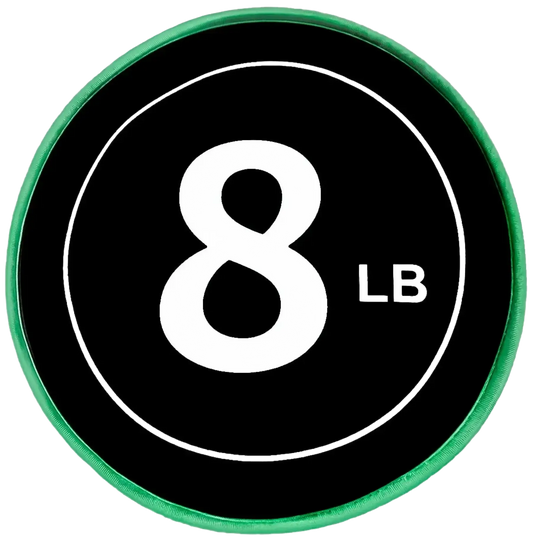 French Fitness - 8 lb Free Weight Sandbag Bell (New) - Front View