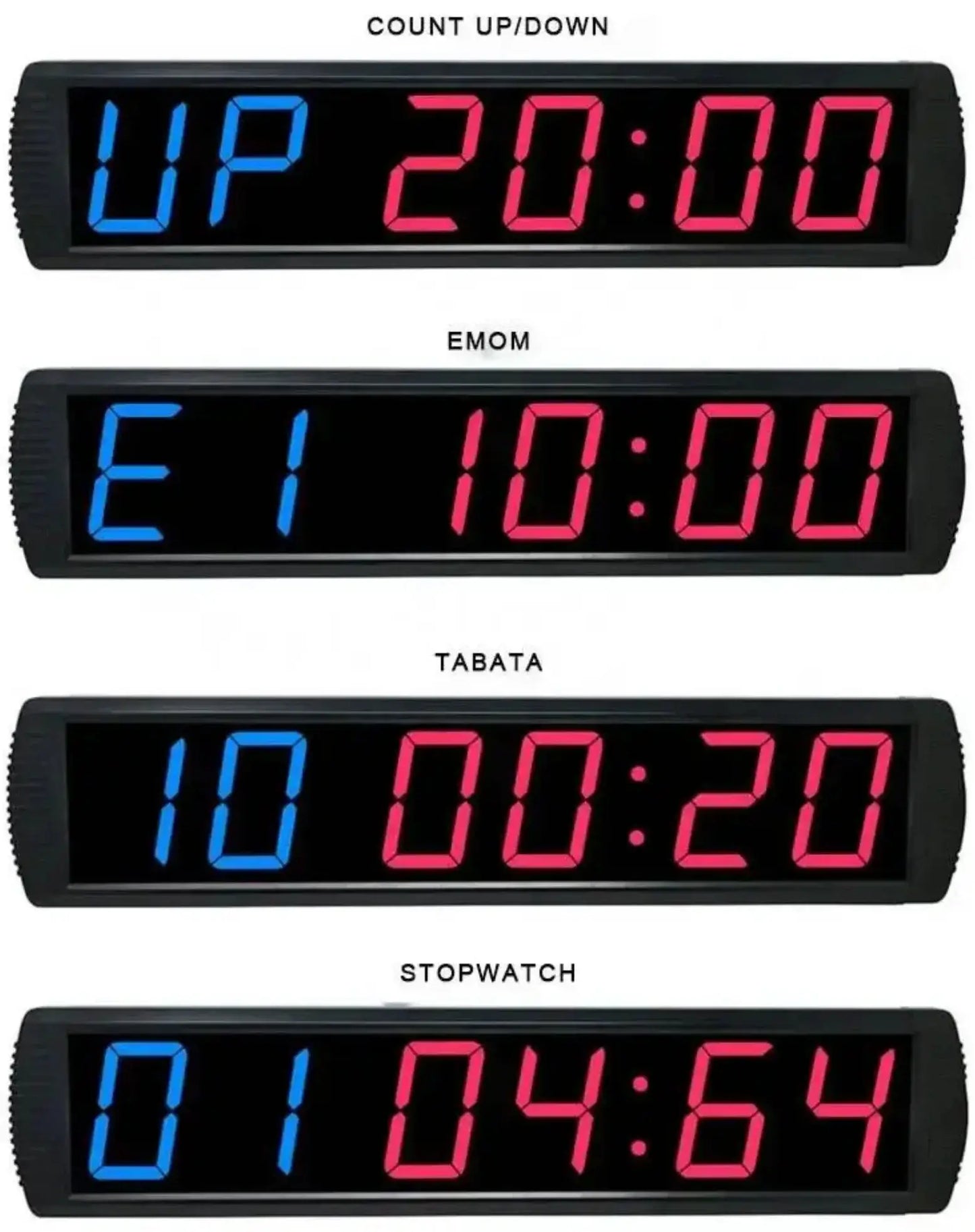 French Fitness FF-GT10S Gym Timer w/Stand & Remote (New) Image 5