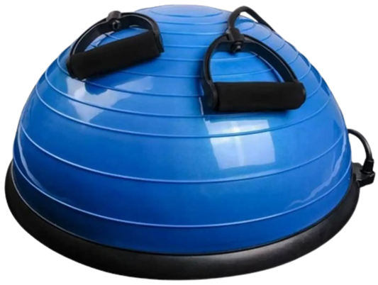 French Fitness Half Ball Balance Trainer w/Resistance Bands (New) Image