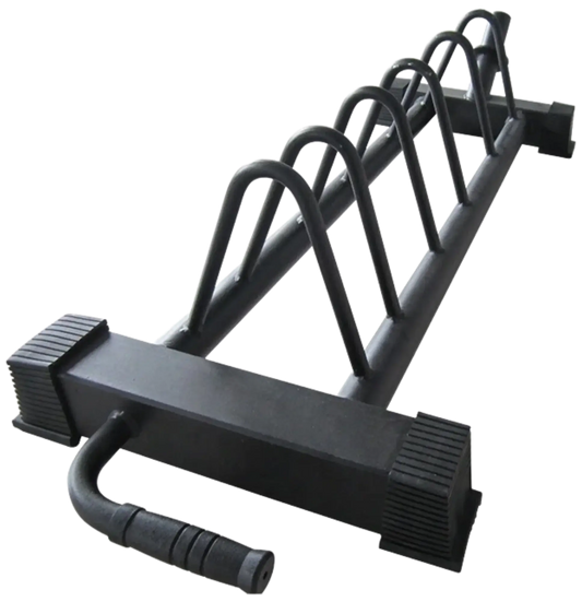 French Fitness Horizontal Bumper Plate Storage Rack (New) Image