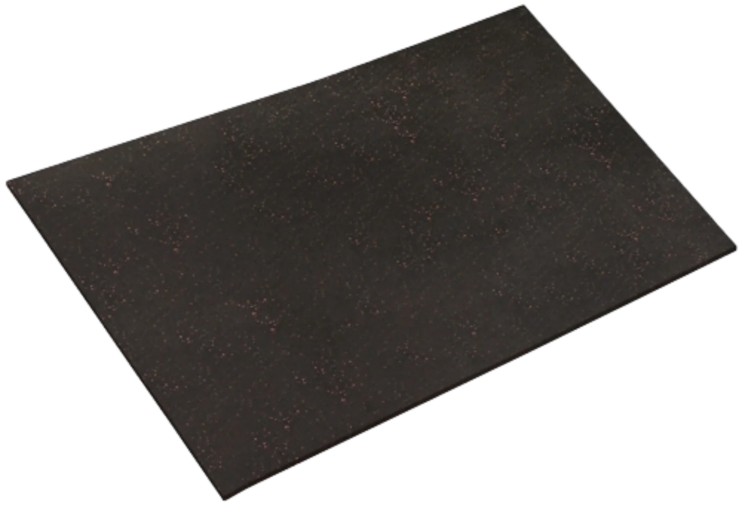 French Fitness 4' x 6' Heavy Duty Rubber Floor Mat 3/4" (New) - Front View