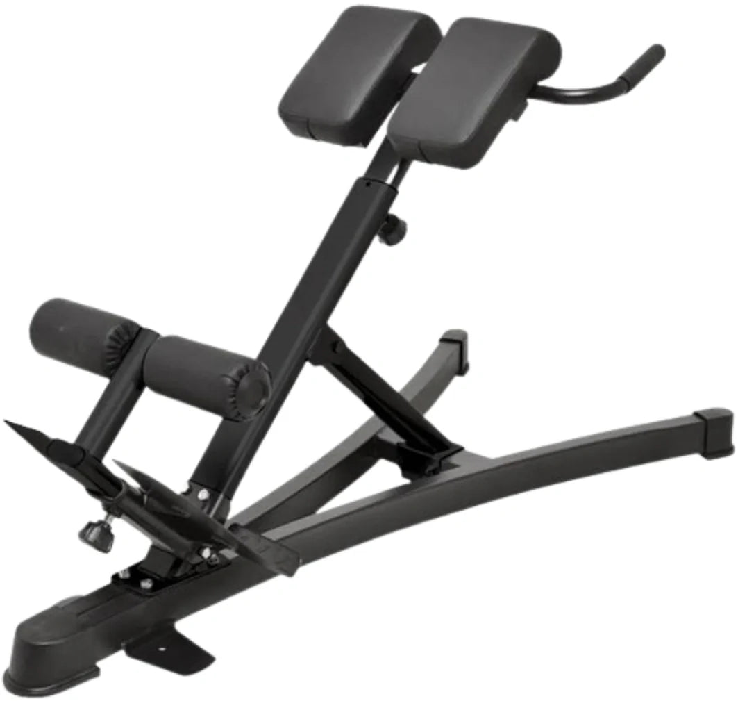 French Fitness 45 Degree Back Hyperextension HE450 (New) - Angled View