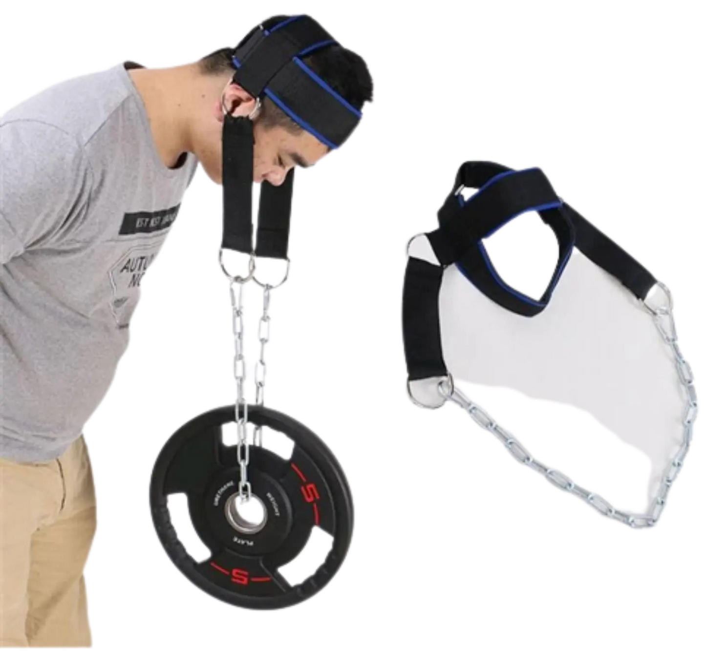 French Fitness Head Harness Neck Exerciser (New) Image