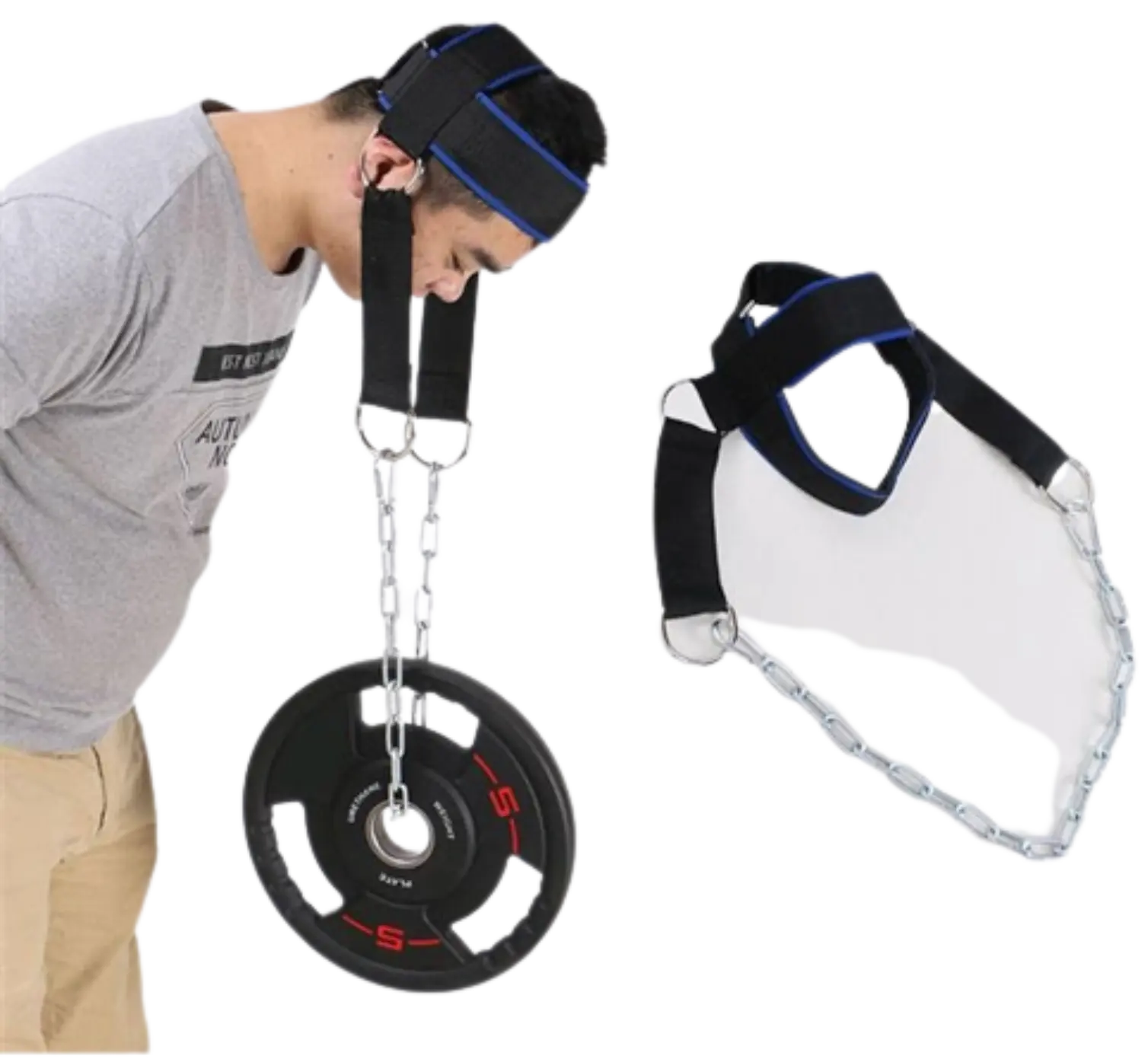 French Fitness Head Harness Neck Exerciser (New) Image