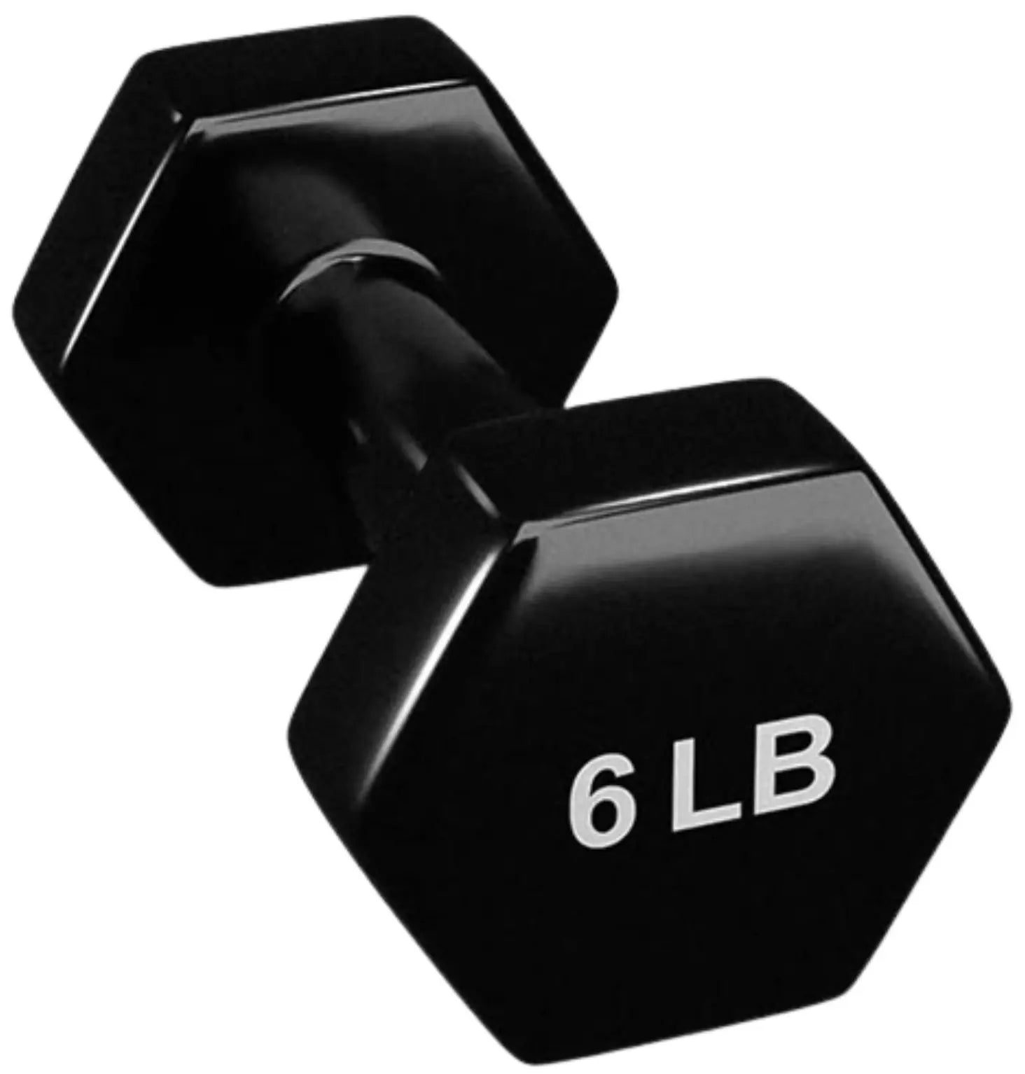 French Fitness Colorful Hex Vinyl Dumbbell Set 1 to 10 lbs w/Rack (New) Image 10