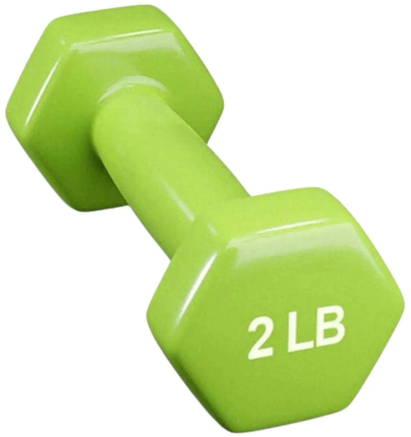 French Fitness Colorful Hex Vinyl Dumbbell Set 1 to 10 lbs w/Rack (New) Image 14