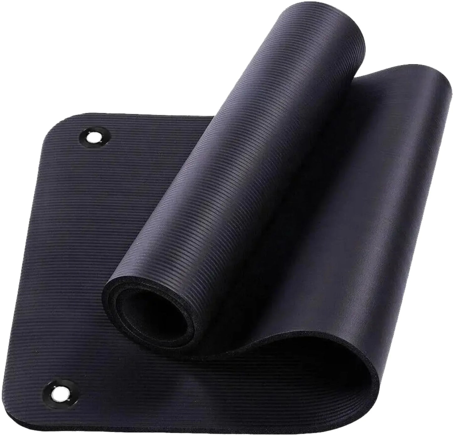 French Fitness - 15mm Extra Thick Hanging Yoga Mat (New) - Side View