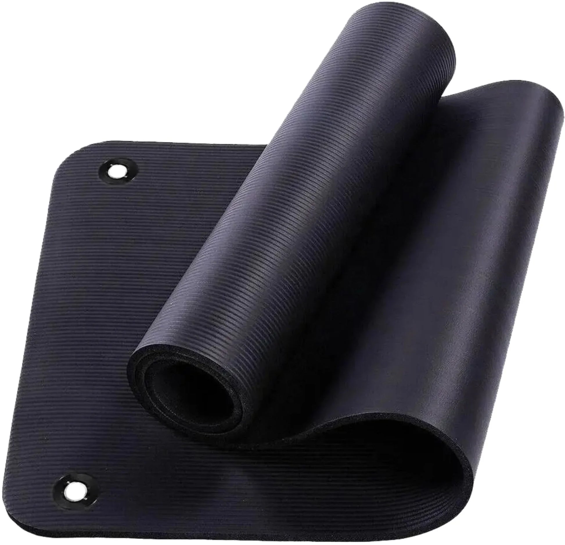 French Fitness - 15mm Extra Thick Hanging Yoga Mat (New) - Side View