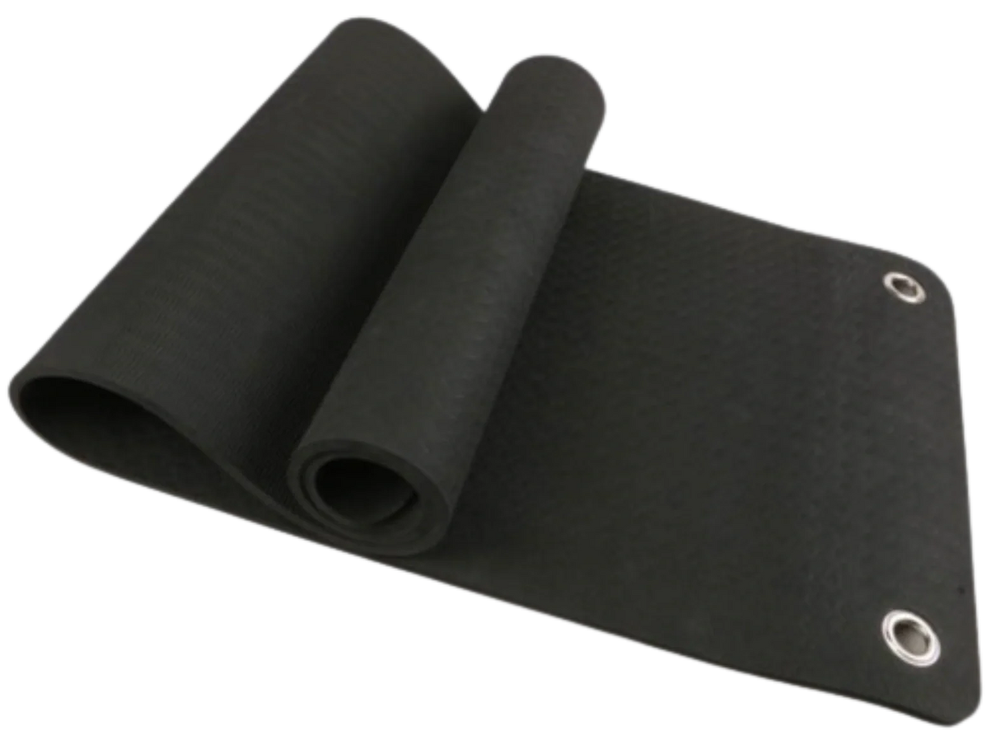 French Fitness 6mm Hanging Yoga Mat (New) - Angled View