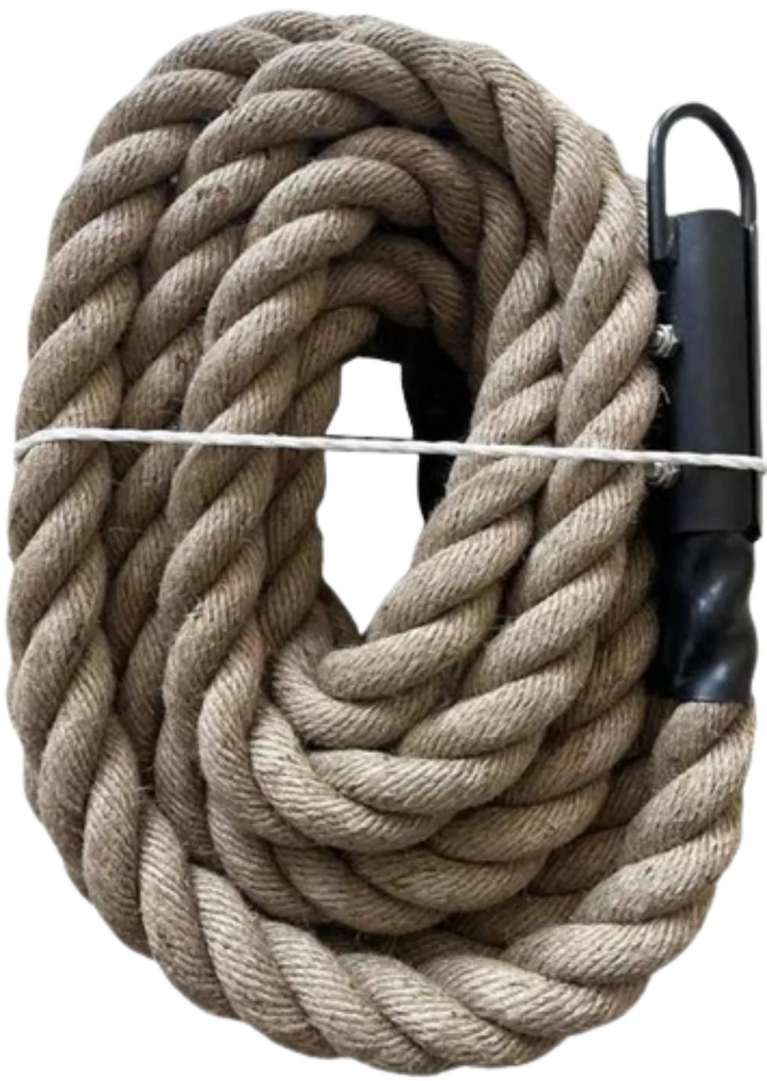 French Fitness Jute Climbing Rope 1.5 in x 30 ft (New) Image