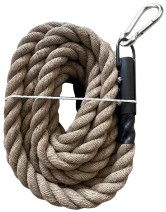 French Fitness Jute Tow Rope 1.5 in x 30 ft (New) Image