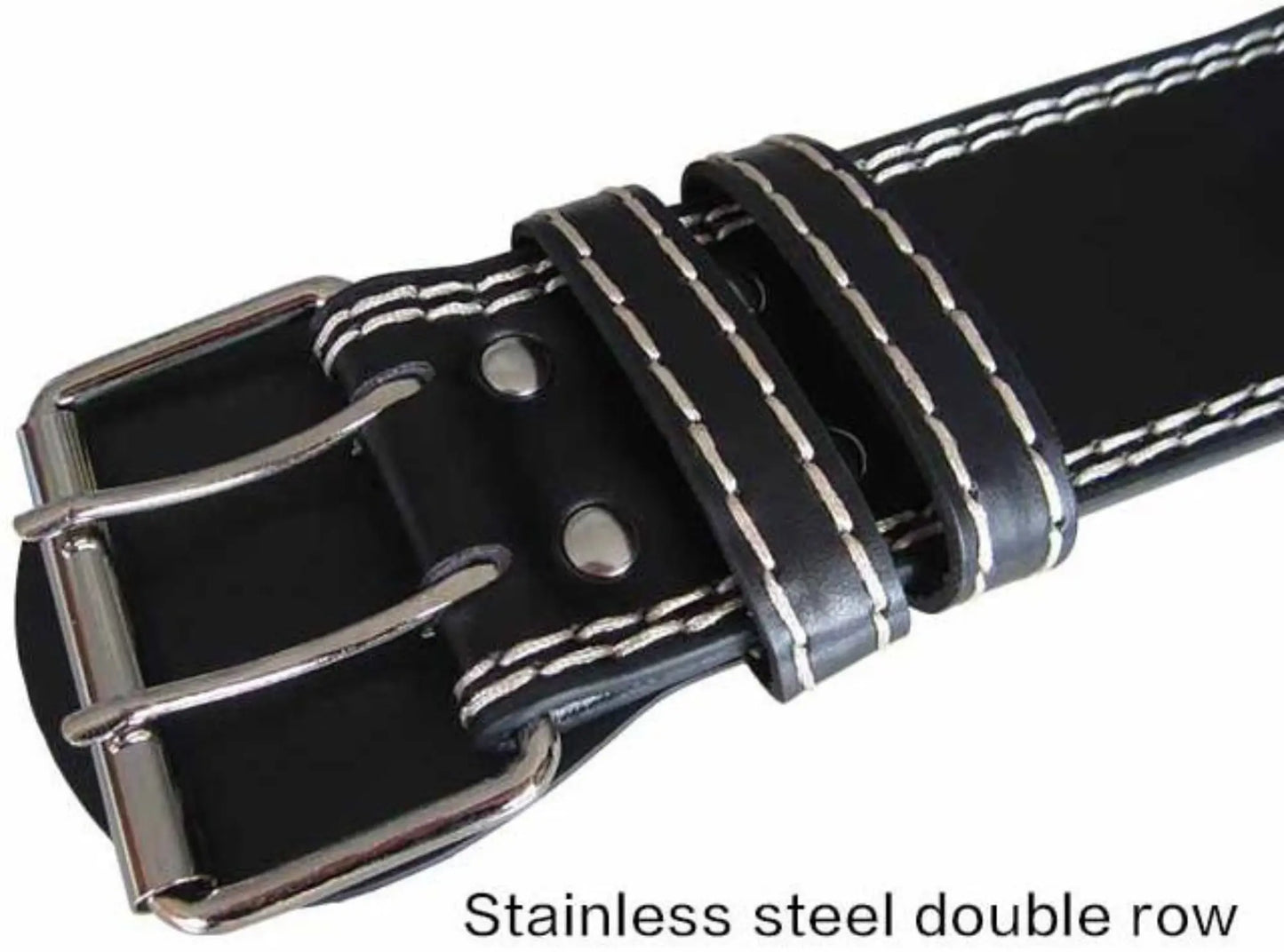 French Fitness Leather Weight Lifting Belt (New) Image 2