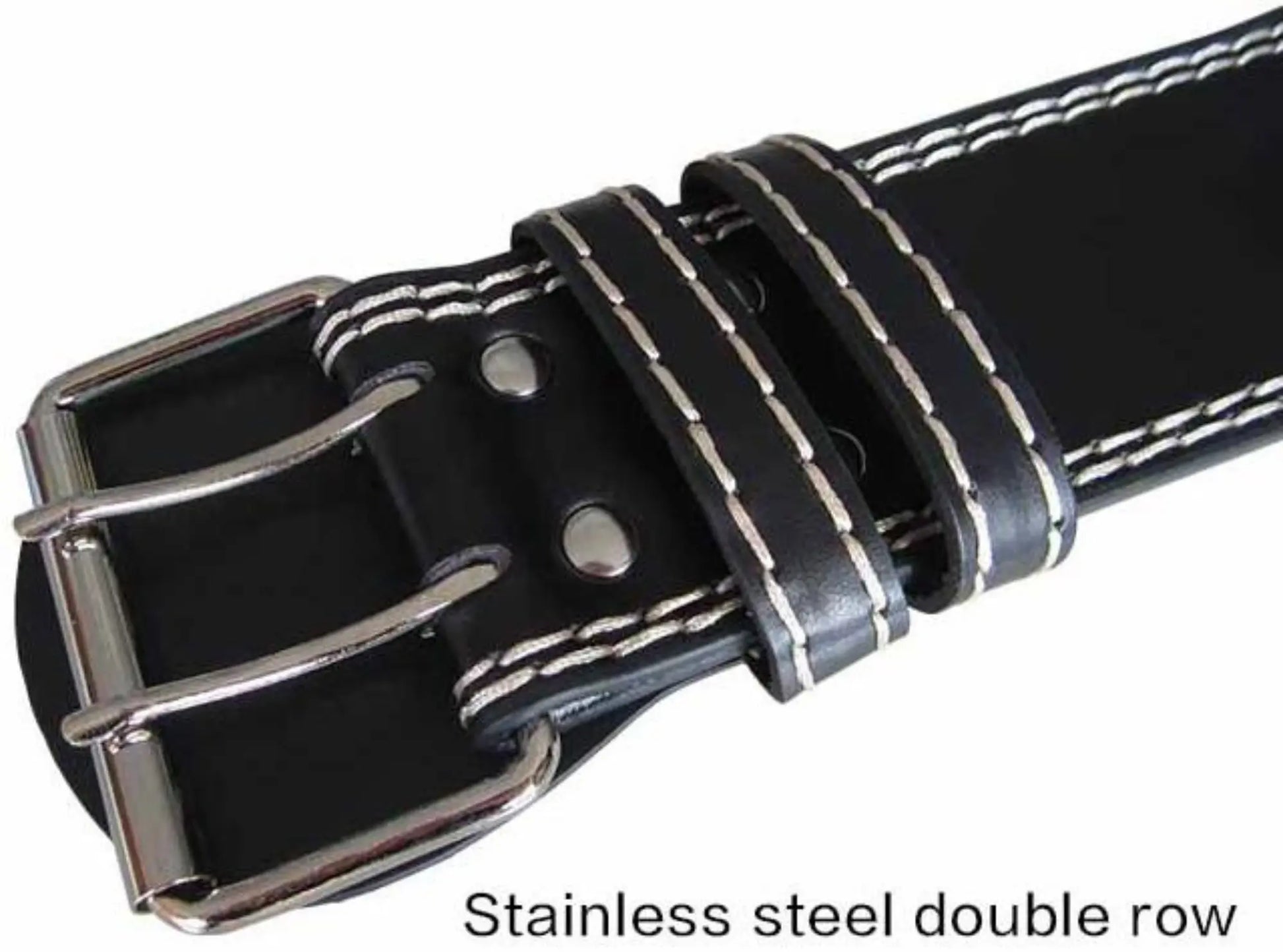 French Fitness Leather Weight Lifting Belt (New) Image 2