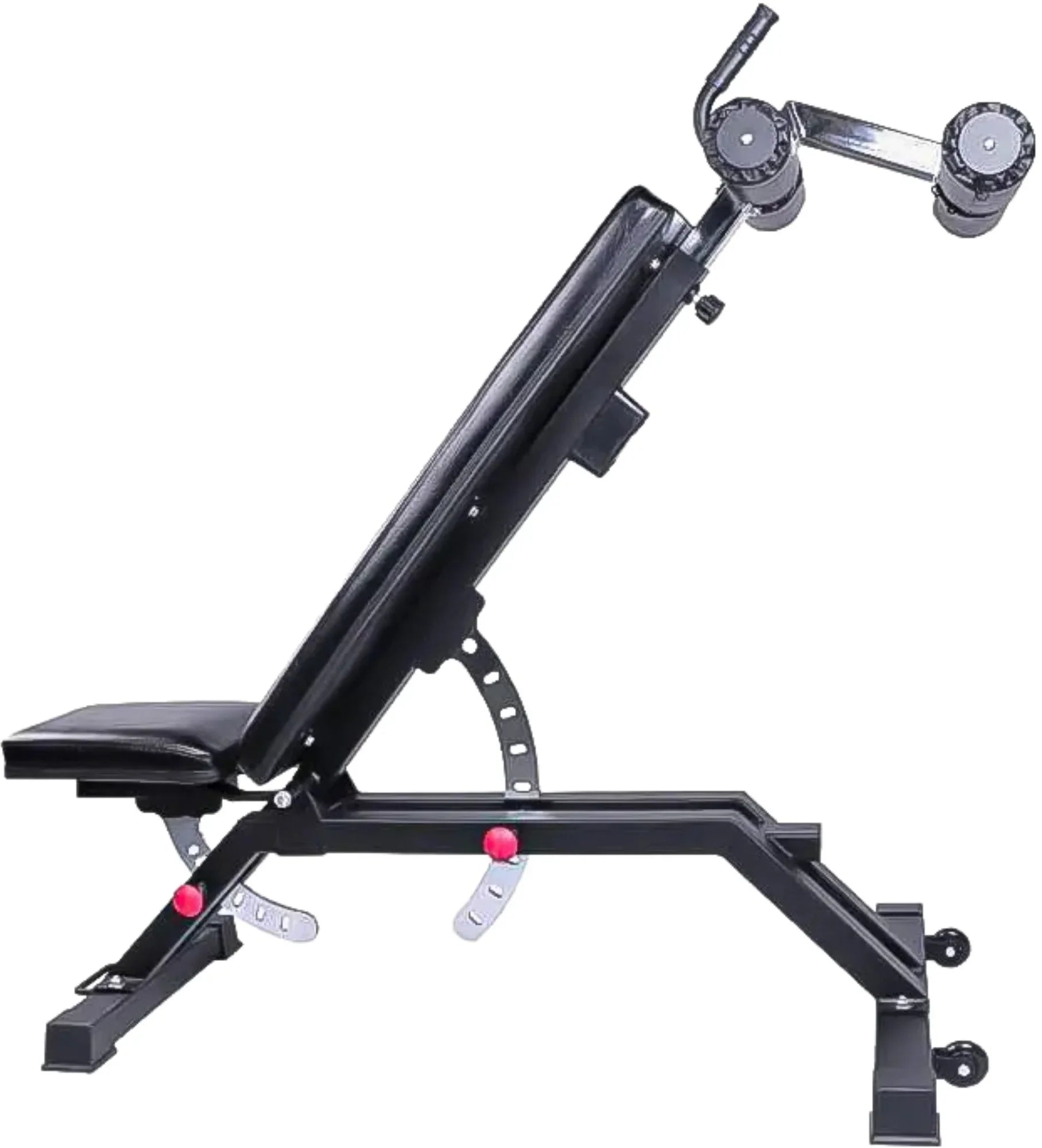French Fitness Multi Adjustable Bench w/Ab Rollers (New) Image 2