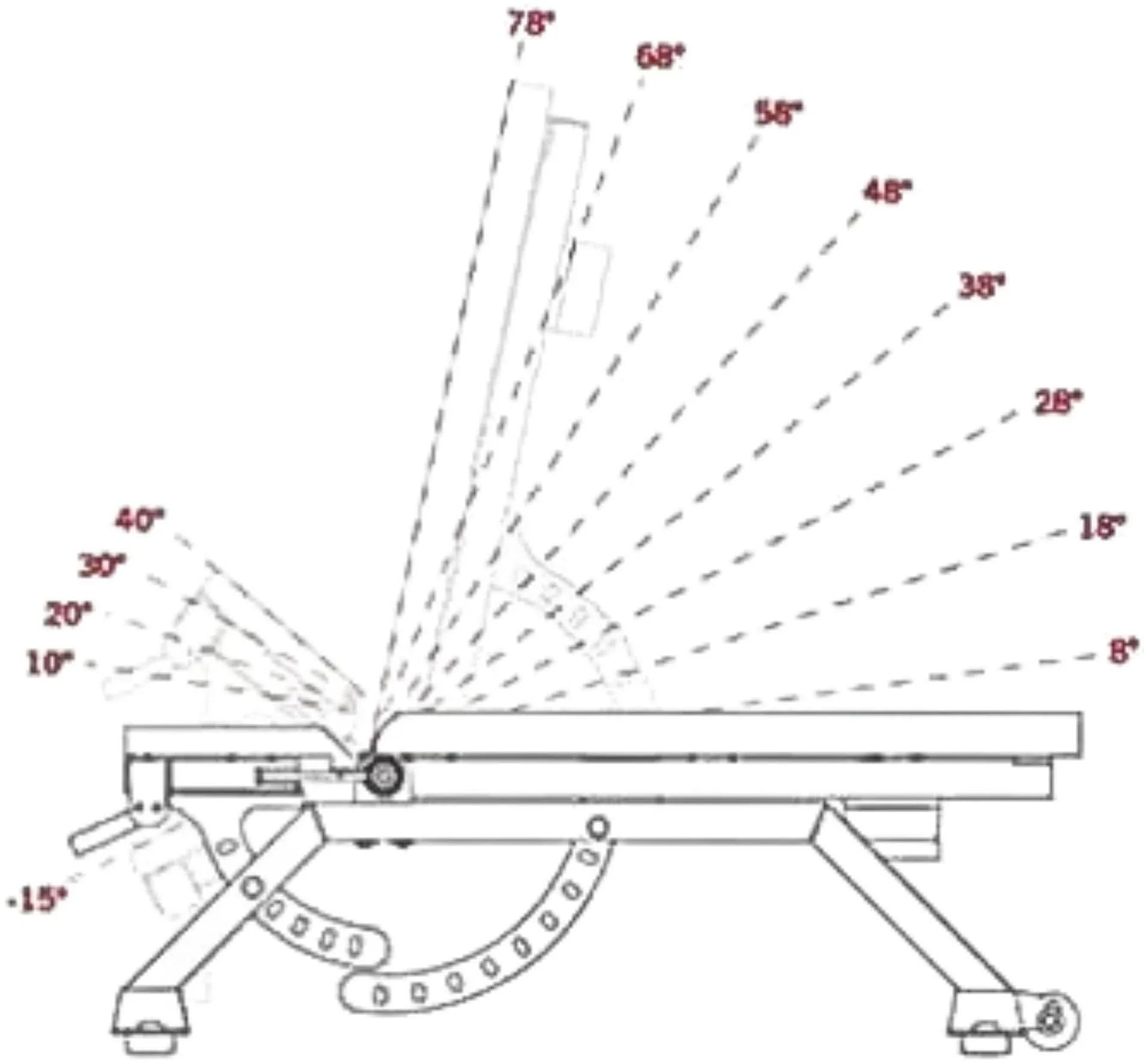 French Fitness Multi Adjustable Bench w/Ab Rollers (New) Image 7
