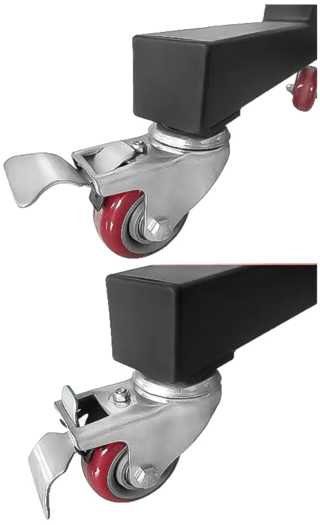 French Fitness - 3 Tier Medicine & Slam Ball Rack (New) - Close Up View