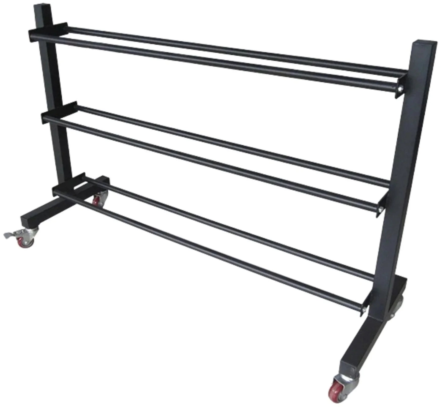 French Fitness - 3 Tier Medicine & Slam Ball Rack (New) - Angled View