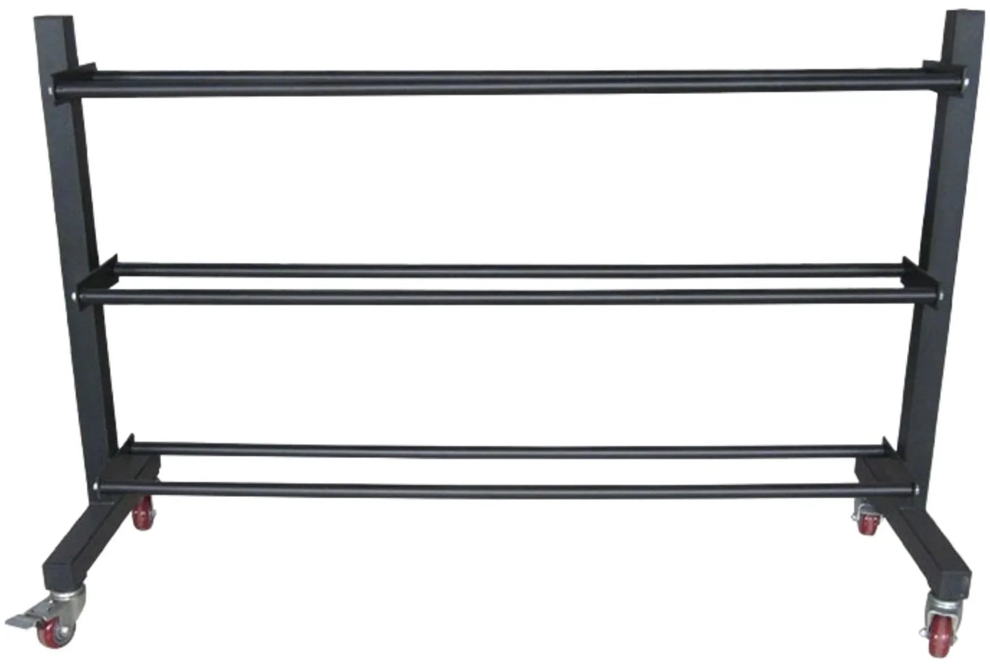 French Fitness - 3 Tier Medicine & Slam Ball Rack (New) - Front View