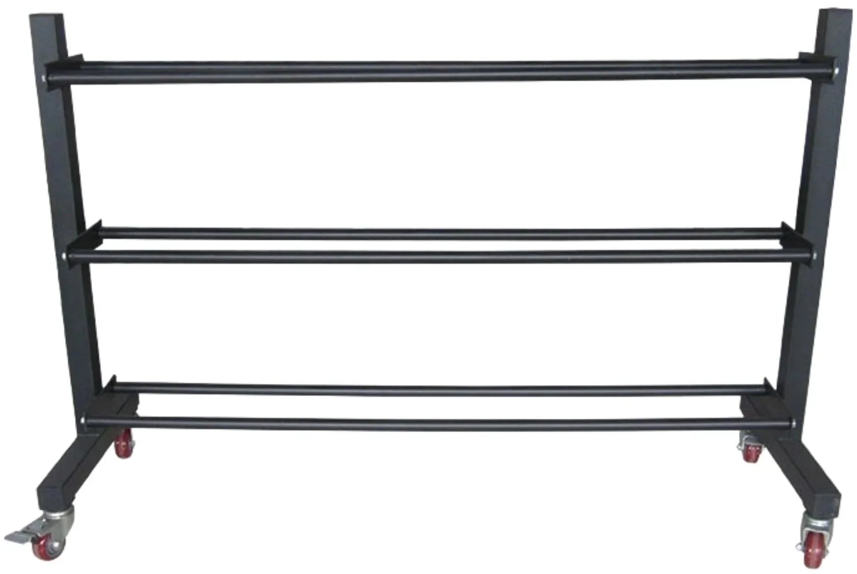 French Fitness - 3 Tier Medicine & Slam Ball Rack (New) - Front View