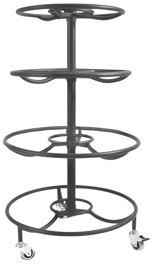 French Fitness Circular 12 Pair Mobile Medicine Ball Rack (New)