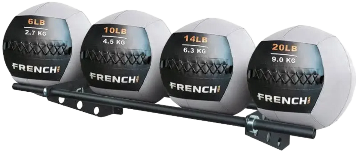 French Fitness MBR4 Wall Mounted Medicine Ball Rack (New) Image