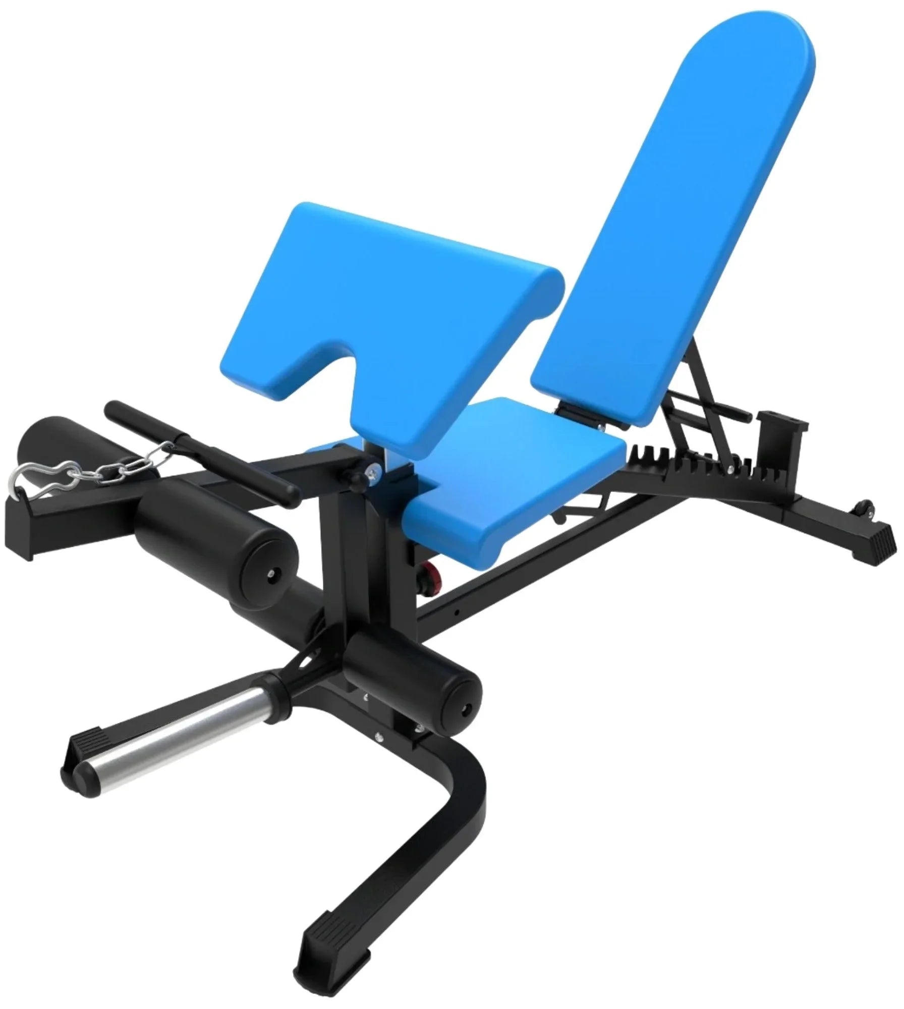 French Fitness Multi Functional Adjustable Bench V2 w/Arm Curl + Leg Ext (New) Image 4