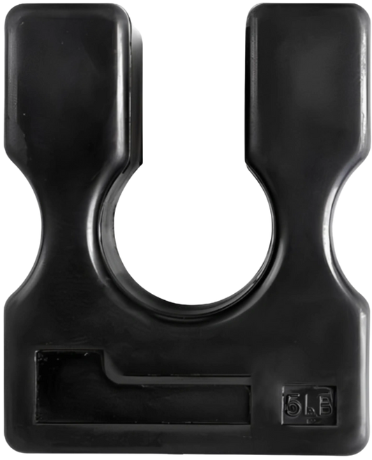 French Fitness 5 lb Weight Stack Plate Adapter (New) - Front View