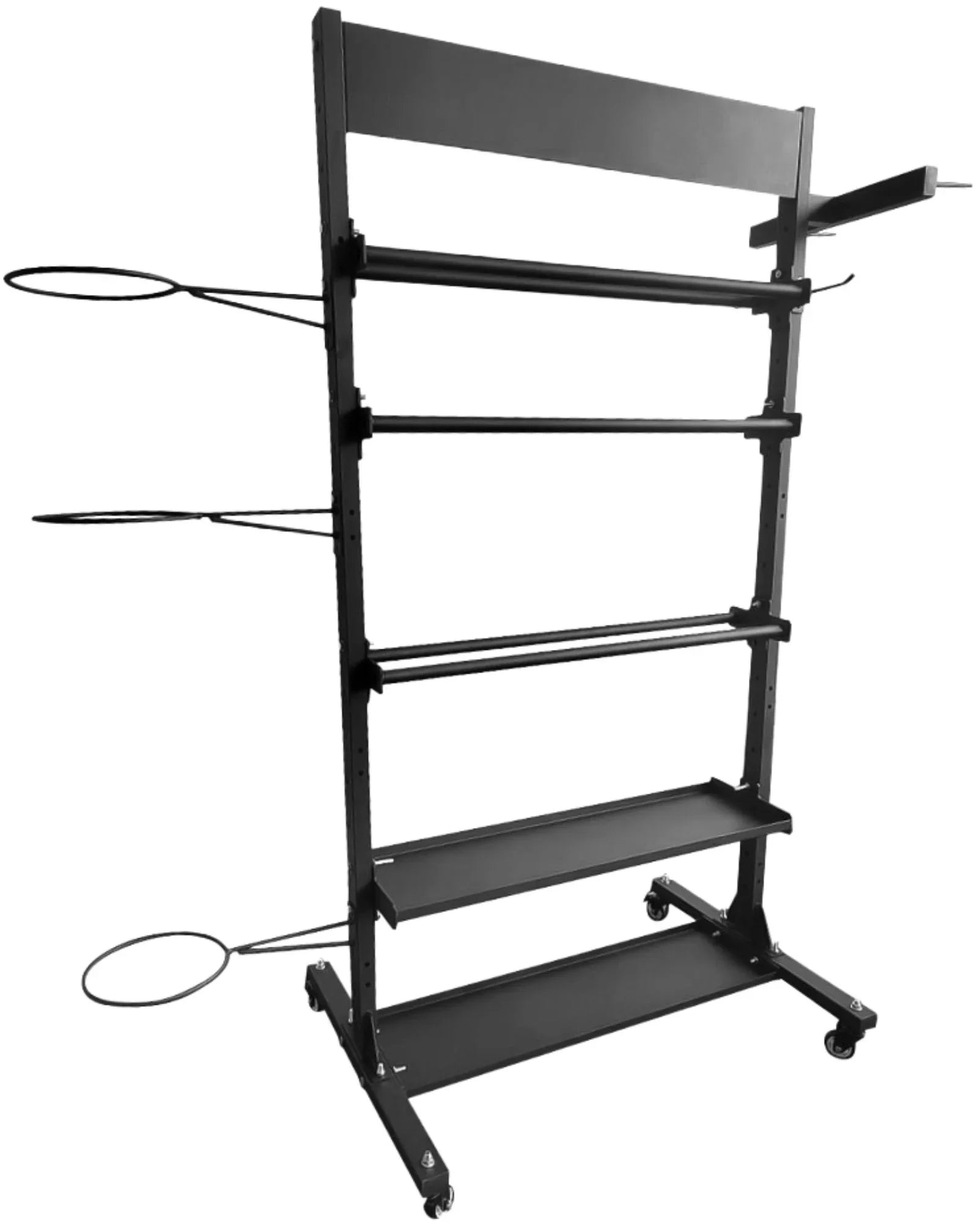 French Fitness Multi-Storage Accessory Tower Rack (New) Image 2