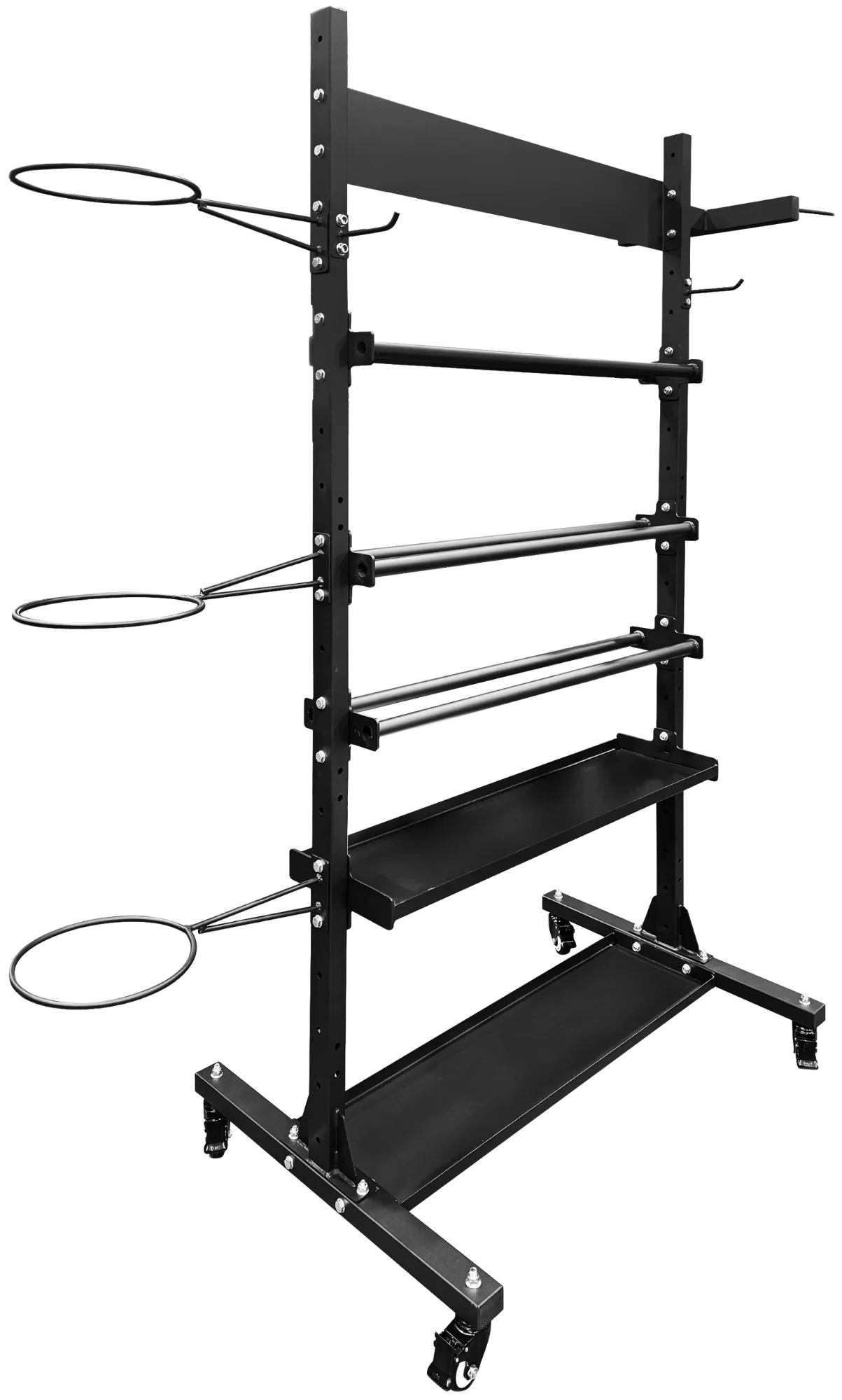 French Fitness Multi-Storage Accessory Tower Rack (New) Image