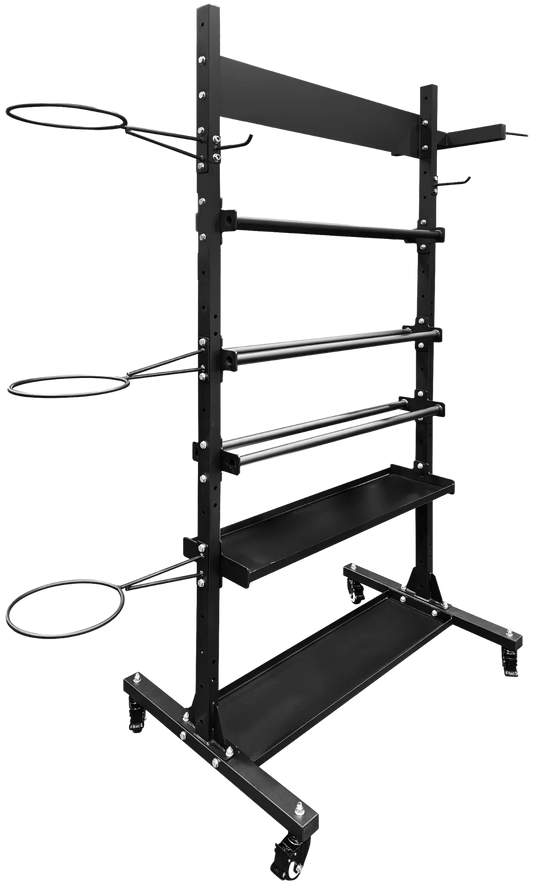 French Fitness Multi-Storage Accessory Tower Rack (New) Image