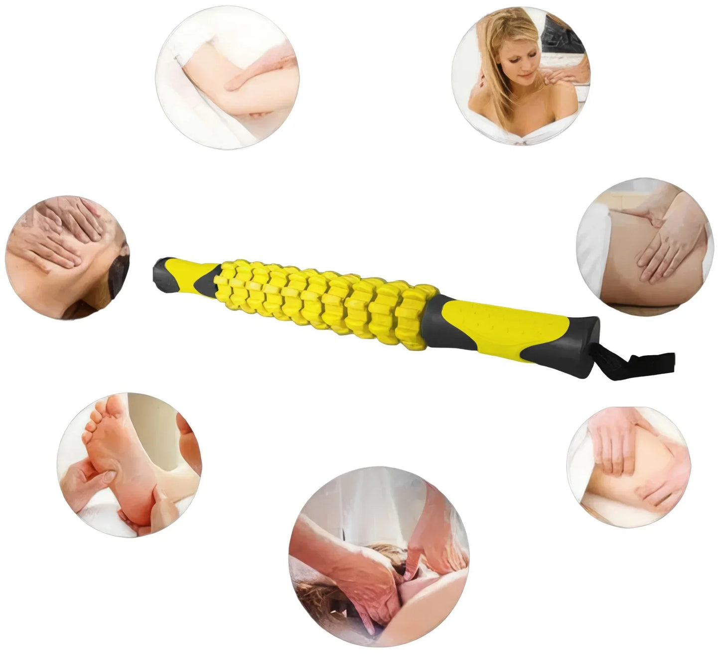 French Fitness Massage Stick Foam Roller (New) Image 8