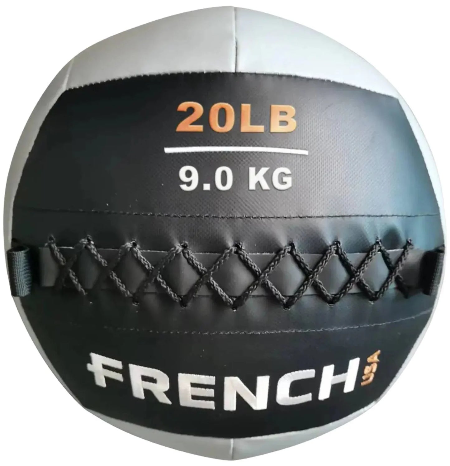 French Fitness Soft Medicine Wall Ball Set of 10 (6 to 25 lbs) w/Rack (New) Image 9