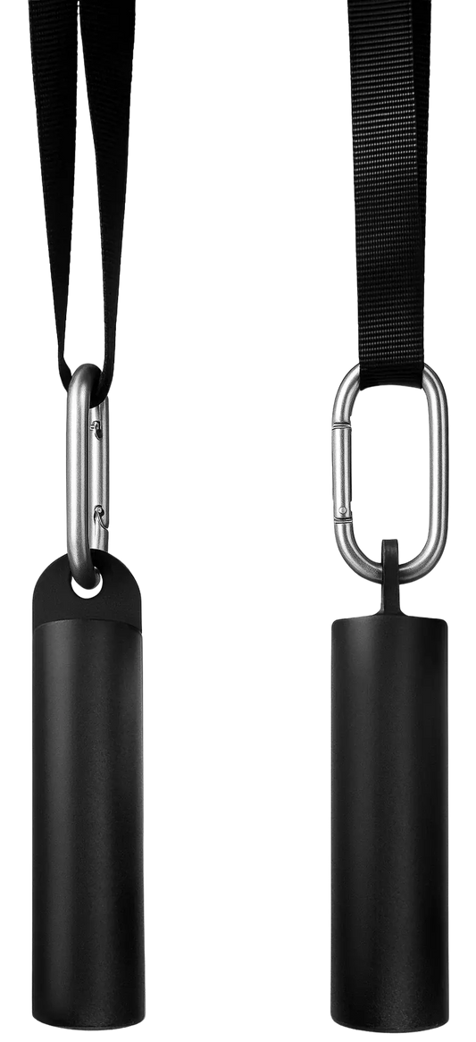 French Fitness Nunchuck Ninja Grip Grandfather Clock Grips - Set of 2 (New) Image