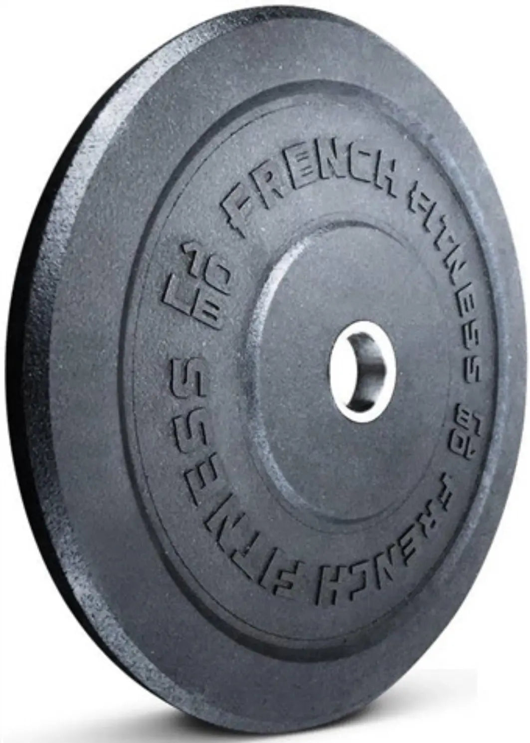 French Fitness Olympic Bumper Plate Set 190 lbs - Crumb Rubber (New) Image 3